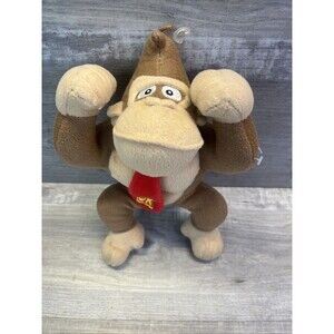 Super Mario Donkey Kong 8 Inch Nintendo Stuffed Plush Toy Good Stuff DK Tie